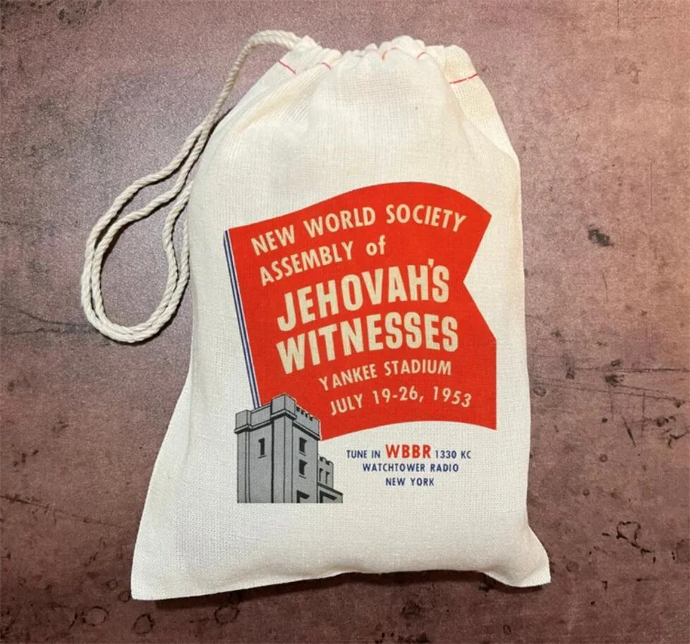 10PCS Custom JW Gift Bags - Yankee Stadium 1953 Vintage Design - JW History