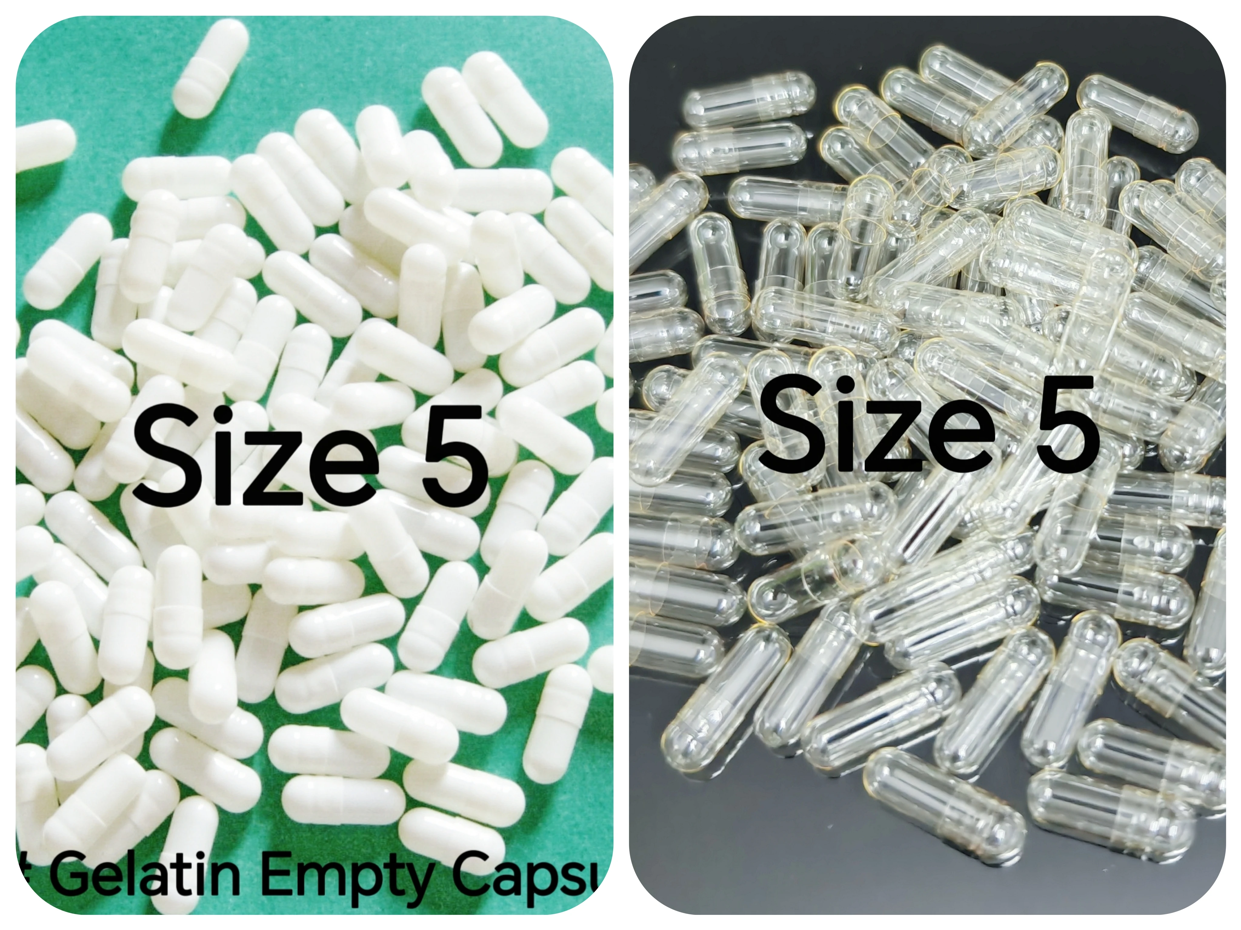 

5# Mini Empty Capsules 1000PCS!Medicine Capsule!The smallest Gelatin Empty Capsule.Empty Capsle,Capsule Case,Granule Packaging