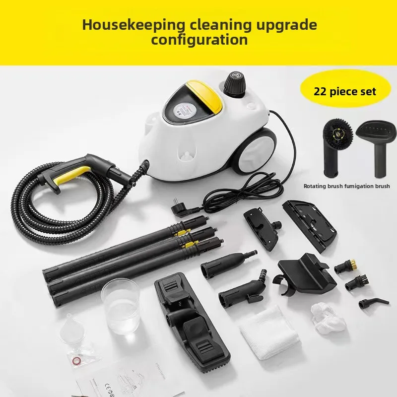 "Professional Steam Cleaner 2100W  – Heavy Duty Sanitizer for Car Detailing, Upholstery, Grout Cleaning & Pet Odor Removal