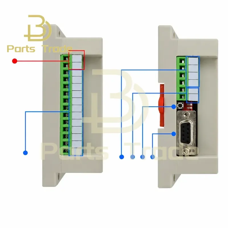 4 or 8 Channel Input Output Relay Controller Module with RS232 RS485 Modbus RTU Communication Protocol for Industrial