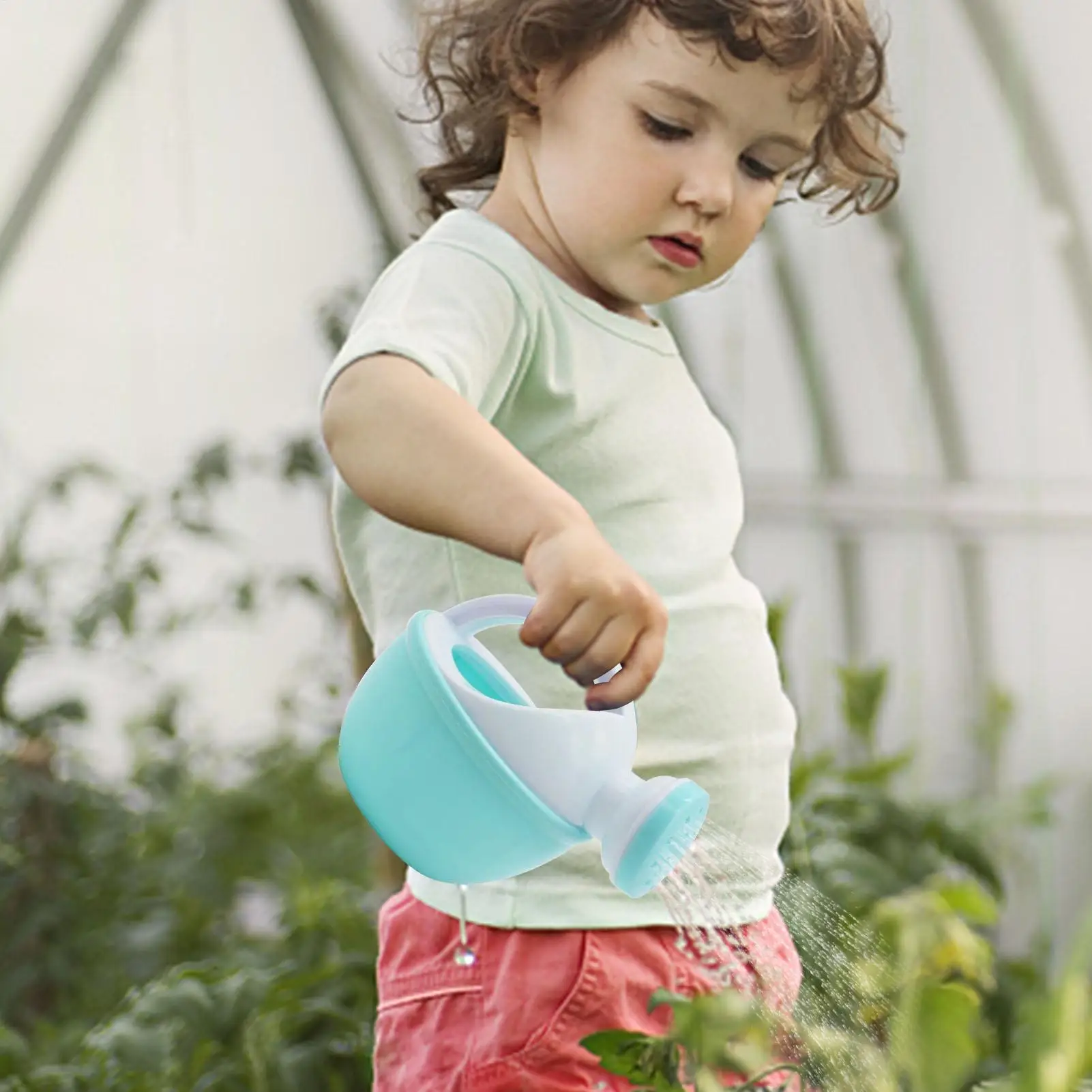 mini small Baby Bath Toy Colorful Plastic Watering Can Watering Pot Beach Toy Play Sand Shower Bath Toy For Children Kids Gift