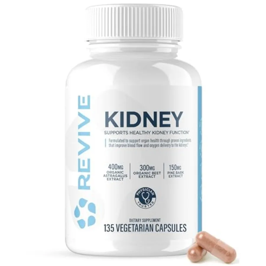 MD Kidney Support Supplement for Men and Women Kidney Cleanse and Detox Capsules for Overall Health and Function Vegan-Friendly