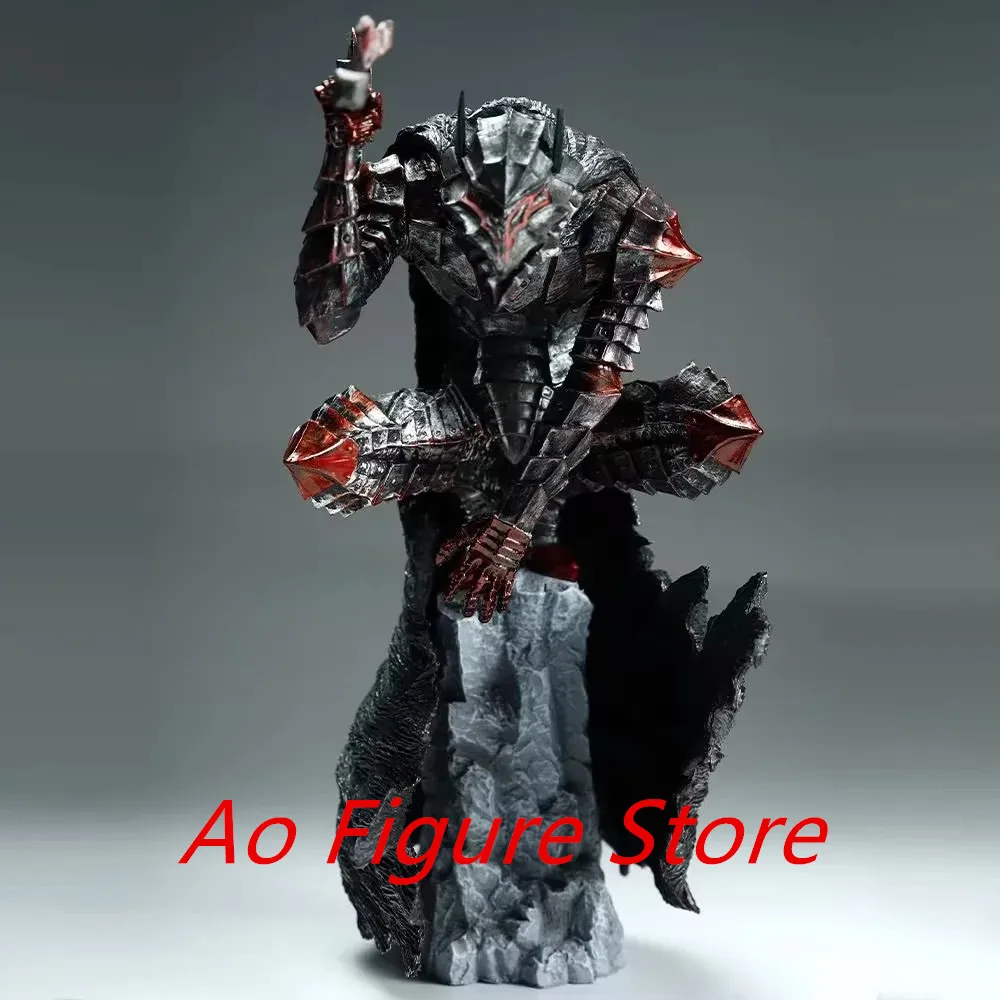 Figuras de Anime Berserk Guts de 25cm, espadachín negro, armadura Berserker L, modelo de estatuilla de acción, colección de estatuas, Juguetes de PVC, muñeca