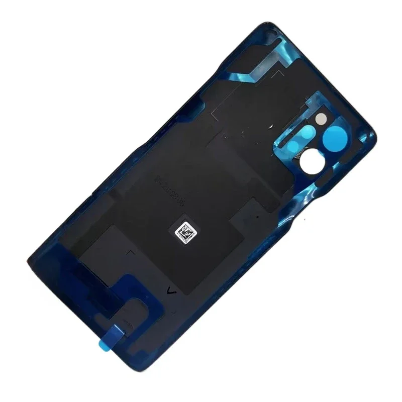 Para LG Q92 5G Cubierta de Batería Trasera Carcasa Trasera Piezas de Reparación con Marco de Cámara y Lente 6