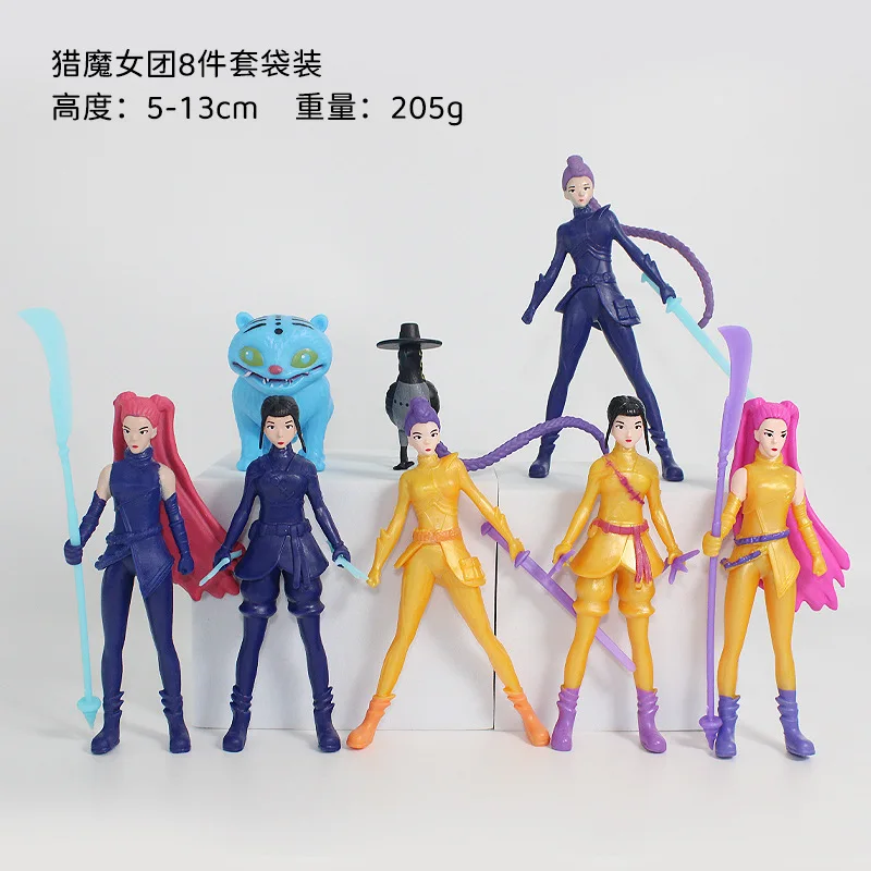 Anime Kpop Demon Hunters Figure Model Toy PVC Cartoon Gaming Peripherals Desk Decoration Collection Figures Model Toy For Gifts