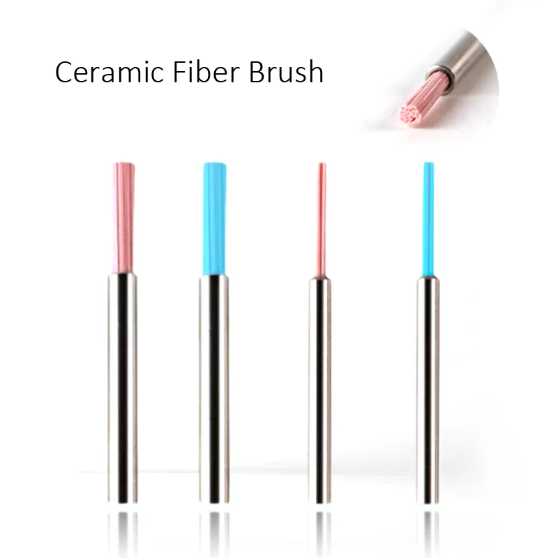 Ceramic Fiber Grinding Brush for Inner Hole Fine Polishing Removing Knife Pattern Burr Rotating Tool Cross Hole Deburring
