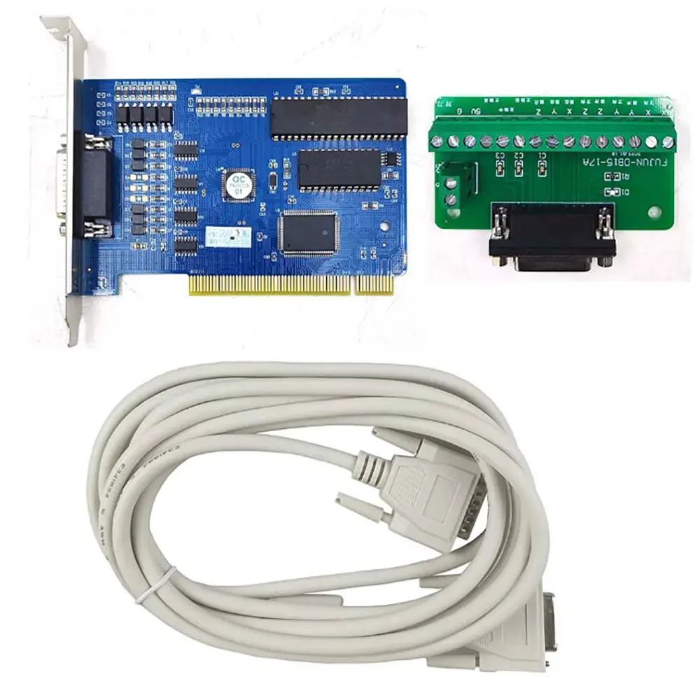 Mach3 3Axis NC Studio PCI Motion Ncstudio Control Card Set for CNC Router Engraving Milling Machine