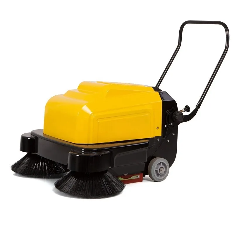 

Hand push sweeper, factory electric battery type vacuum sweeper