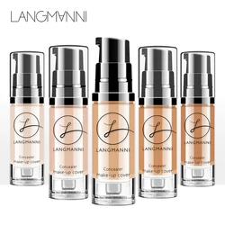 Liquid Foundation Concealer Face Naturally Flawless Matte Oil-Control Waterproof Long Lasting Foundation Face Makeup Cosmetics