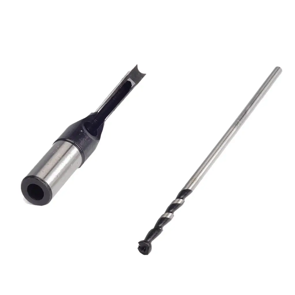 Broca, herramienta de trabajo de madera para mortaja con broca de agujero cuadrado de 8 mm/9,5 mm/10 mm/12 mm/16 mm