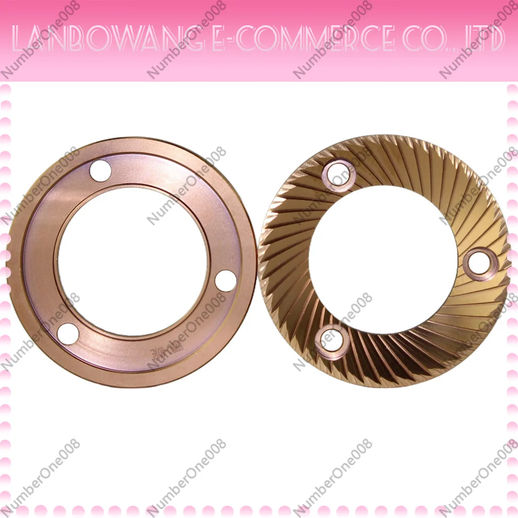 64mm-titanium-coated-burr-grinder-disc-golden-grinding-plate-for-df64-series-coffee-grinder