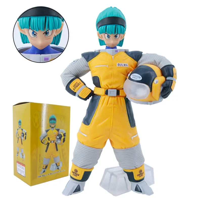 Figurine Dragon Ball Z en PVC 21cm, modèle à collectionner, Bulma Namek imbibé d'espace, statue, jouets cadeaux, en stock