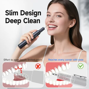 CURVY MOON T7 Electric Teeth Whitening Dental Calculus Scaler Plaque Coffee Stain Tartar Removal High Frequency Sonic Toothbrush