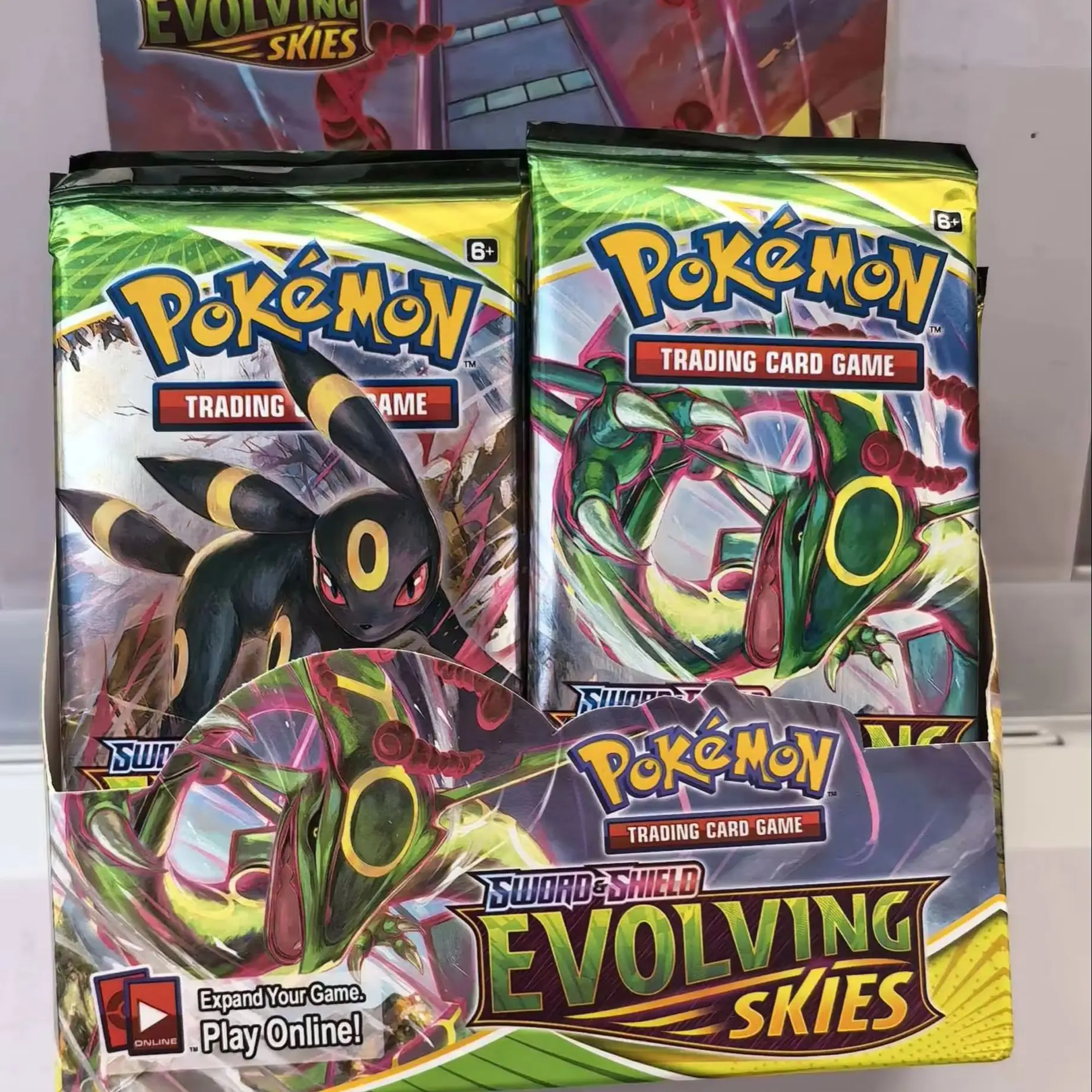 Neue Pocket Monster Überraschungstüten Englische Sammelkarten-Packs, Überraschungskarten-Sets für Enthusiasten