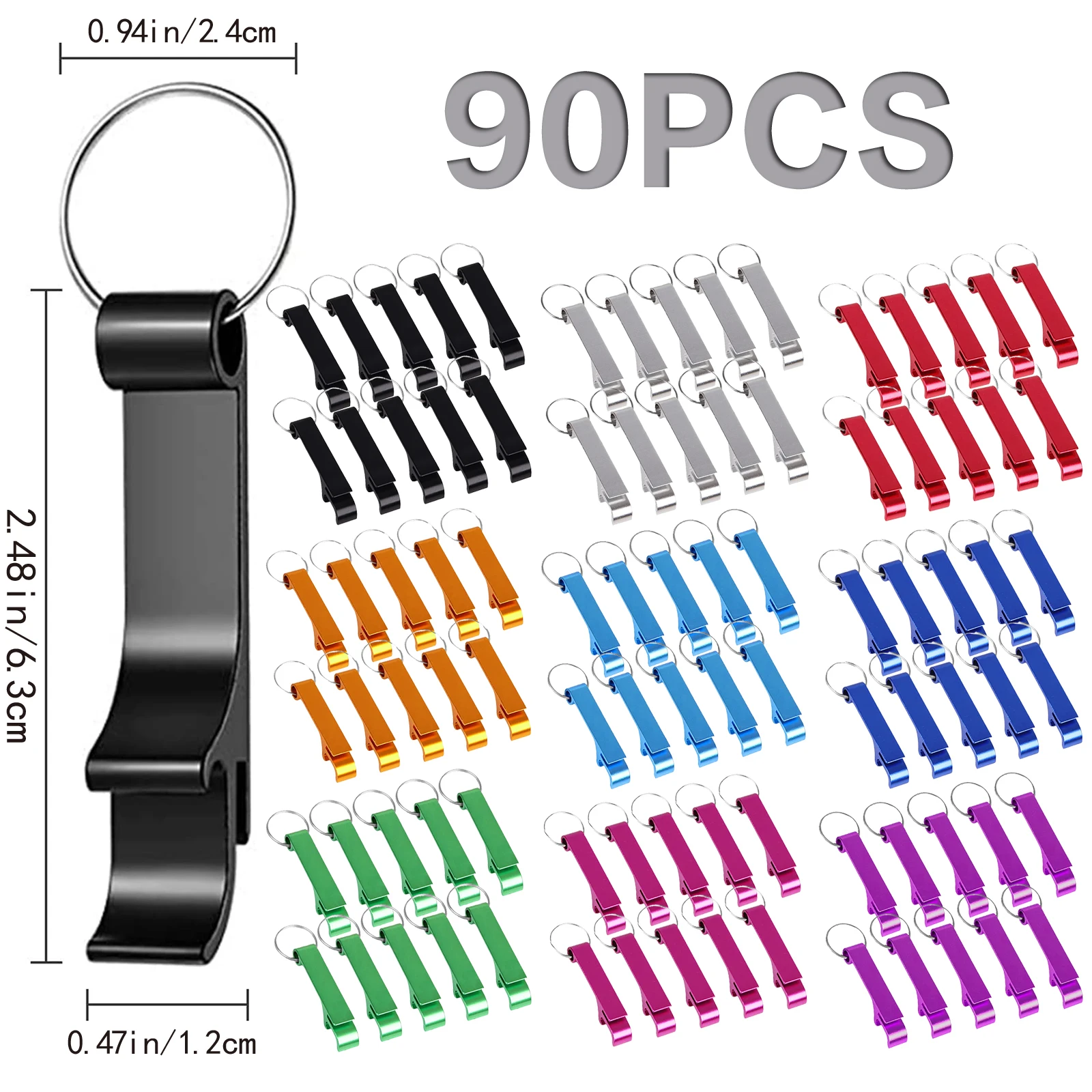 

90Pcs Bottle Openers for Christmas Party Home Kitchen, Bar, Restaurant Bottle Openers