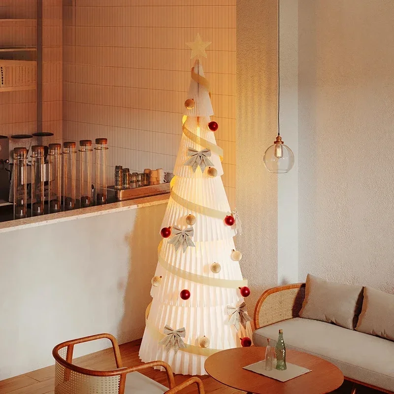 Christmas tree home furnishing hotel shopping mall decoration live broadcast window decoration Christmas luminous ornaments