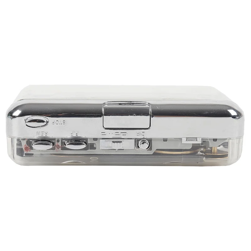 Y45A-TON010B Portable Tape Recorder Cassette Player Transparent USB Tape Recorder To MP3 Music Player Capture To MP3 Format