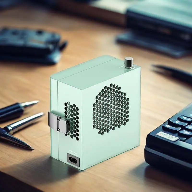 

SK-106 Solder Iron Smoke Absorber ESD Fume Extractor Smoking Instrument with Double-layer free Activated Carbon Filter Sponge