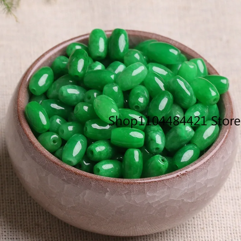 

Натуральные бирманские зеленые нефритовые бусины для изготовления ювелирных изделий, браслетов, ожерелий, аксессуары из бирманского жадеита, бусины в форме маркизы