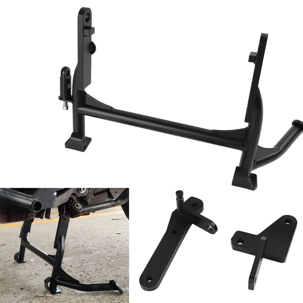 

Motorcycle Black Center Stand Support Kickstand Parking For 2017-2023 Honda Rebel CMX300 CMX500 2022 2021 2020 2019 2018