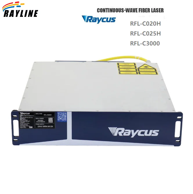 

Raycus Laser 1500 Вт RFL-C020/2000 Вт RFL-C025/3000 Вт RFL-C3000S/6000 Вт RFL-C6000S Волоконный лазерный источник Cutting Edition
