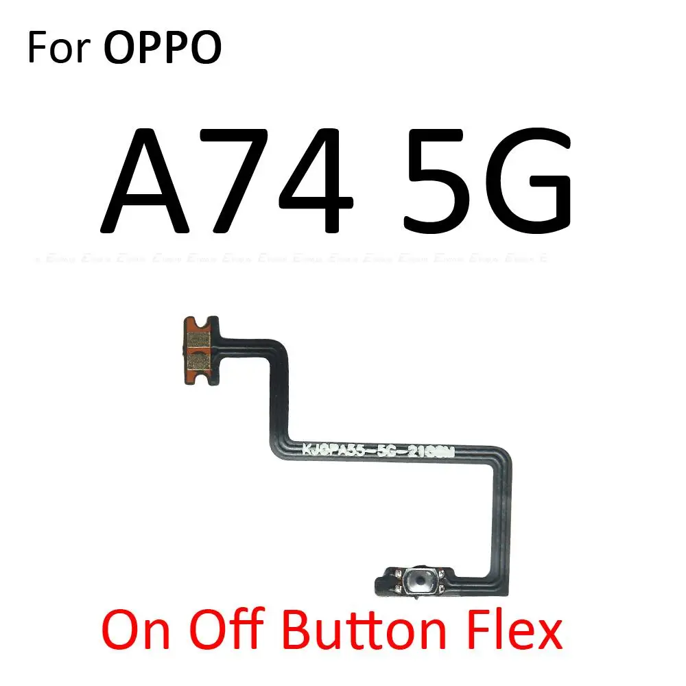 Interrupteur de commande pour OPPO A54 A53s A53 Global A52 A74, bouton de Volume, câble flexible, pièces de rechange