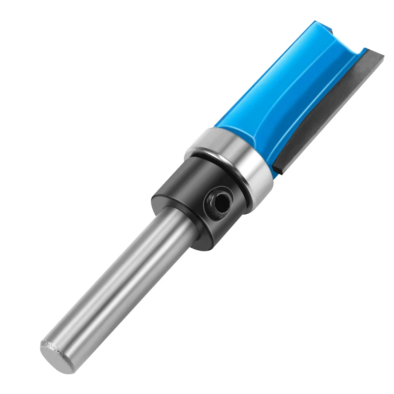 A76K 1/4Inch Shank Router Bit Twin 2 Fluted Imperial Jig Template Cutter Woodworking