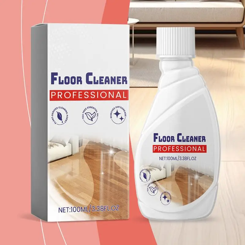 Floor Cleaning Solution Multi-Surface Cleaner 100ml Household Supplies Floor Polisher Liquid All Purpose Cleaner Hardwood Floor