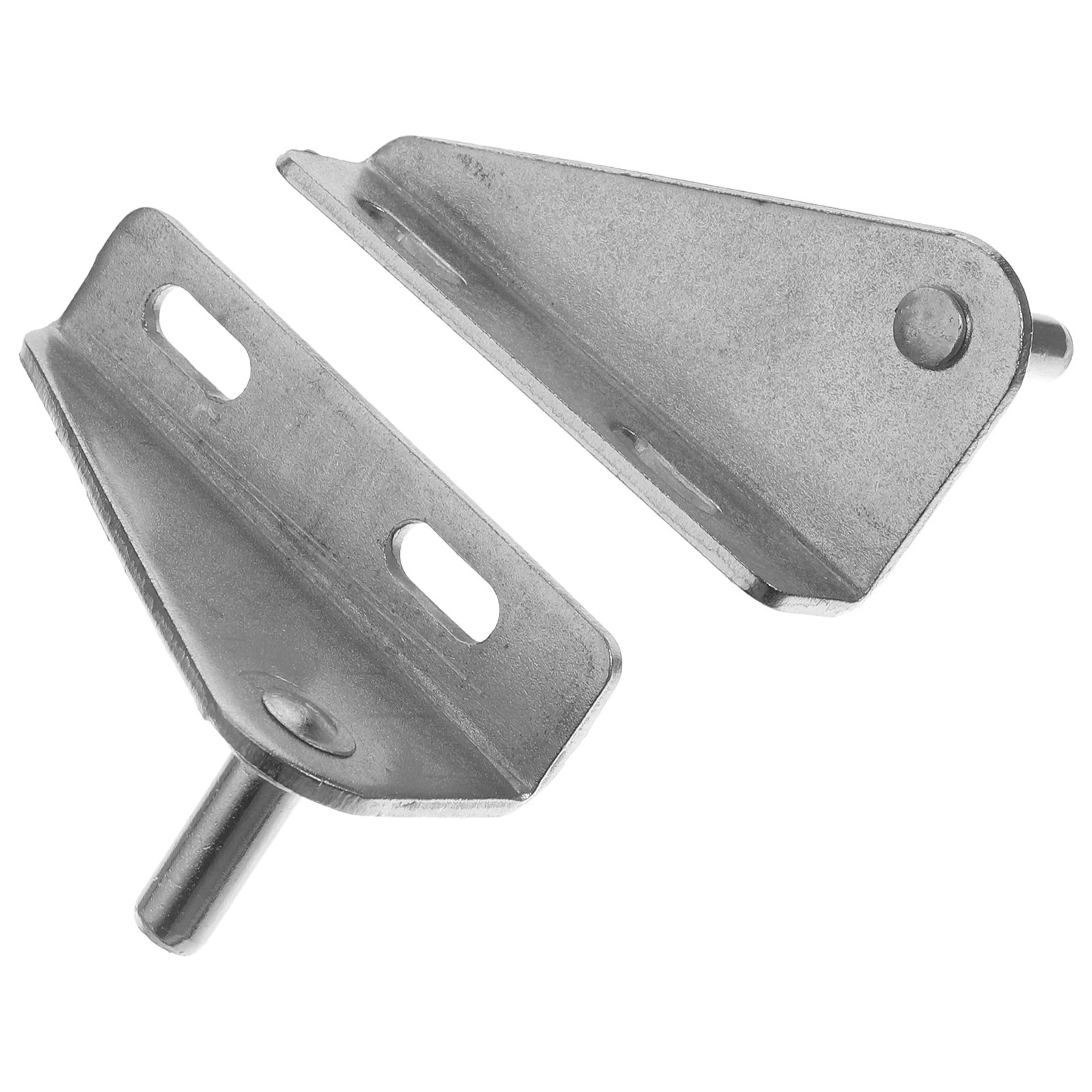 2 Pcs Freezer Door Stability Small Fridge Hinge Commercial Replaceable Hinges Smooth Professional Stainless Steel Metal