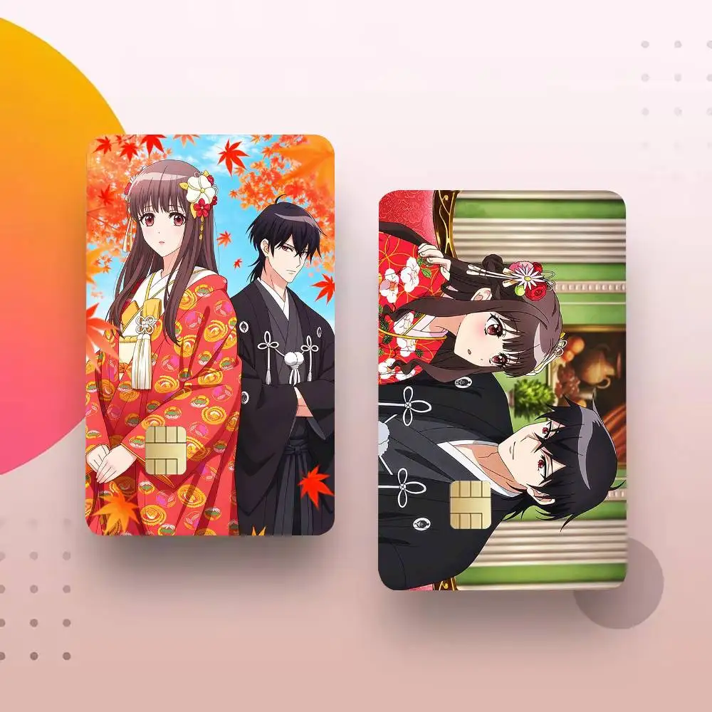 The O-Ogres Bride 4pcs 1Set Card Stickers Small Waterproof Chip 4PCS Card Sticker Anti-Scratch