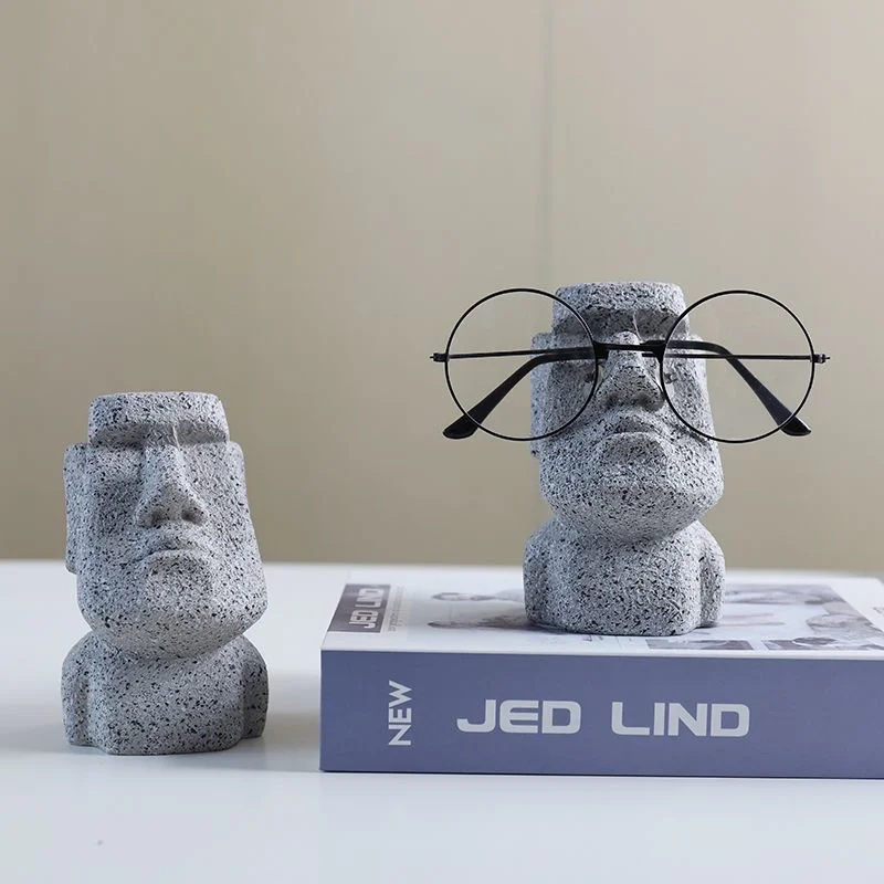 

Creative Head Glasses Display Rack Decoration Display Tabletop Glasses Rack Storage Glasses Stand Furniture Decoration
