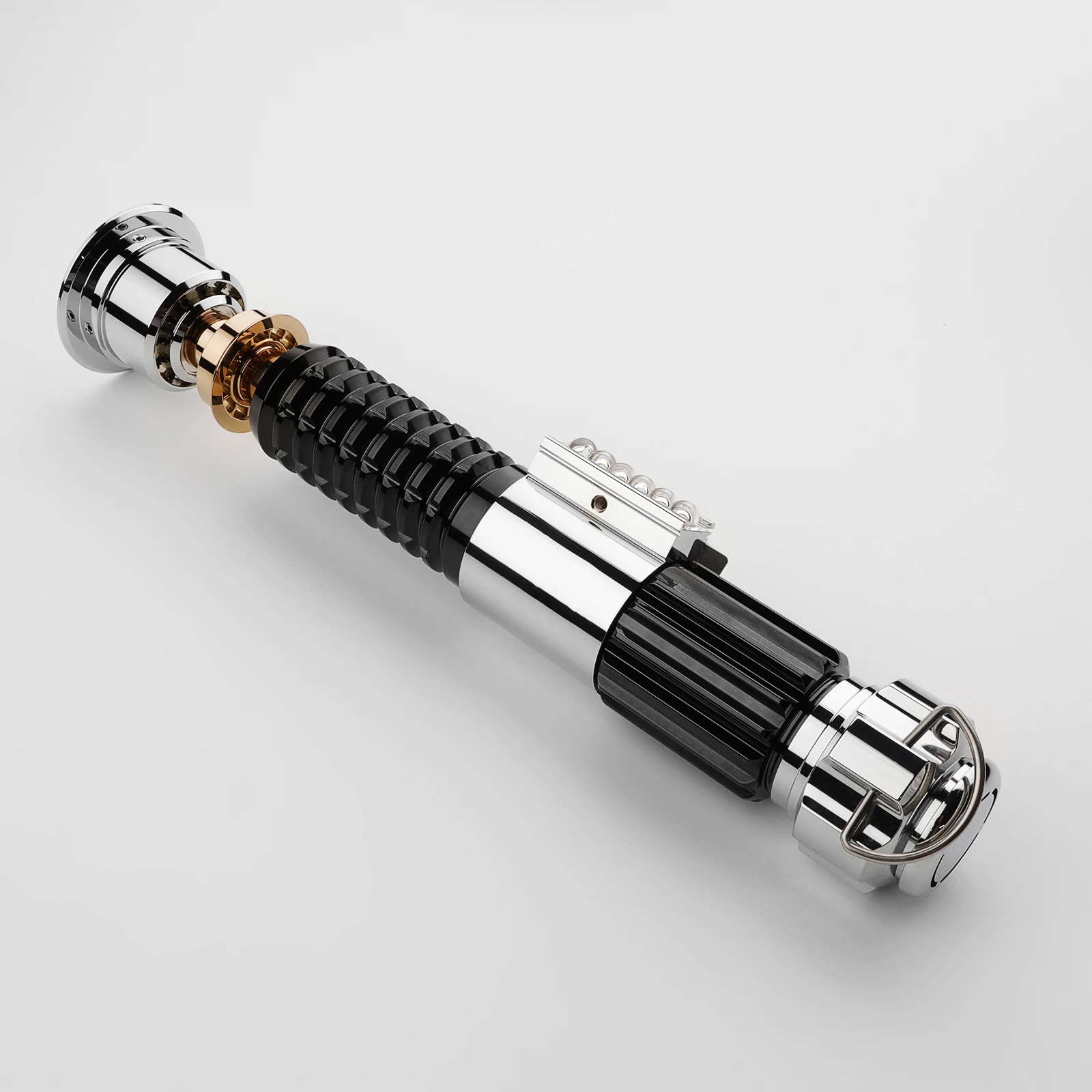 LGT Saberstudio Obi-Wan Lightsaber ، مقبض معدني فارغ بدون عدة أو شفرة إلكترونية ، مقبض معدني فقط للمبارزة الثقيلة