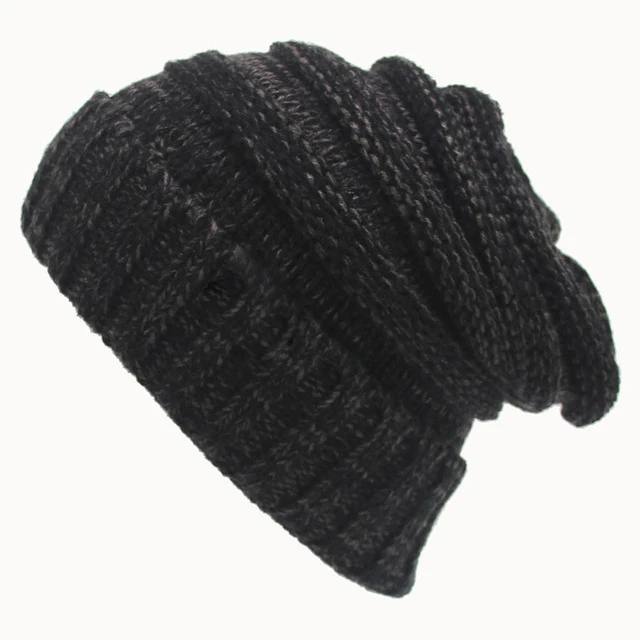 Solid Knitted Hat For Women Casual Autumn Winter Adult Beanie Skullies Warm Knitted Beanie Fashion Hat