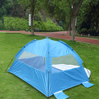 Outdoor Camping Tent 2-3 Person Easy Setup Sun Shelter UPF 50+ Beach Picnic Sunshade Canopy Camping Tent Travel Mosquito Nets