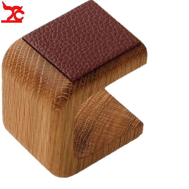 

Handcrafted C-shaped Watch Stand Solid Wood Watch Display Stand Multi-Purpose Jewelry Organizer for Men and Women