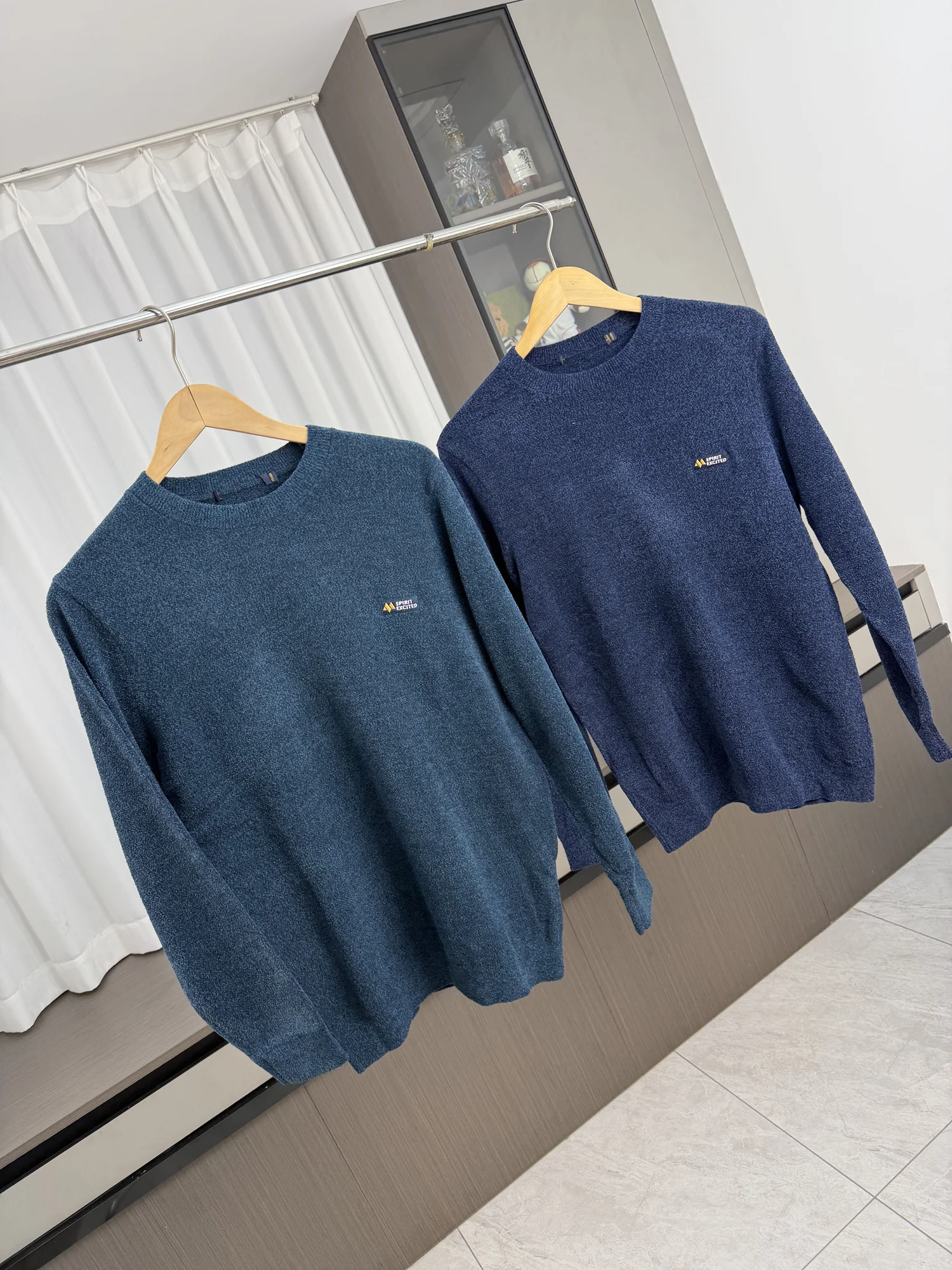 

Мягкий нейлоновый трикотажный худи для мужчин, повседневный, из водонепроницаемого велюра, с длинными рукавами, круглым вырезом, защита от катышков, осенний.