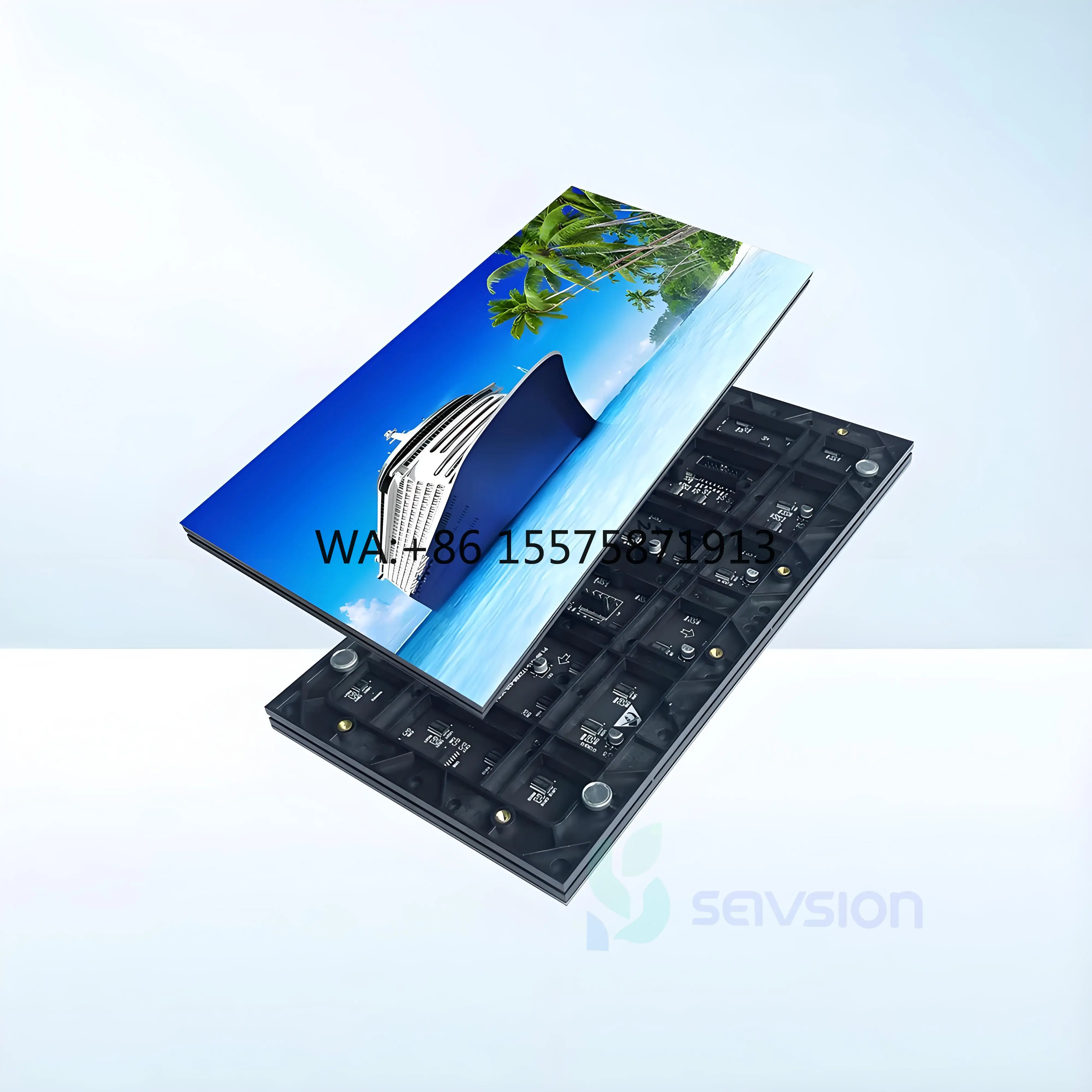 

Крытый светодиодный экран P2.5 640*480 мм Внутренний дисплей Рекламный фон Настенный внутренний светодиодный экран