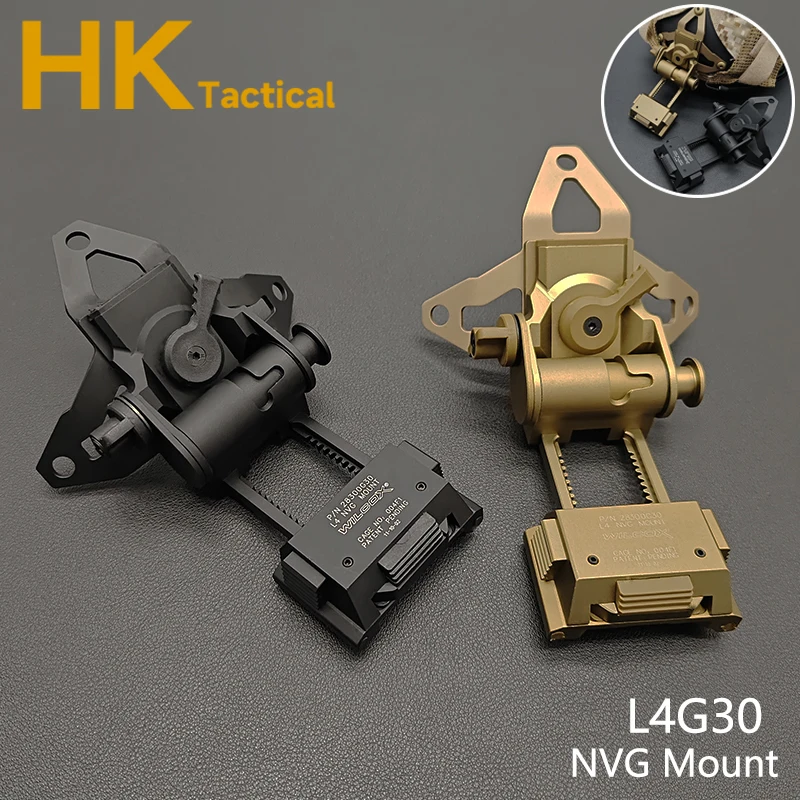 

L4G30 NVG New Tactical Metal Helmet Mount Holder Night Vision Instrument Bracket Cuttlefish Dried Helmet Install Accessories