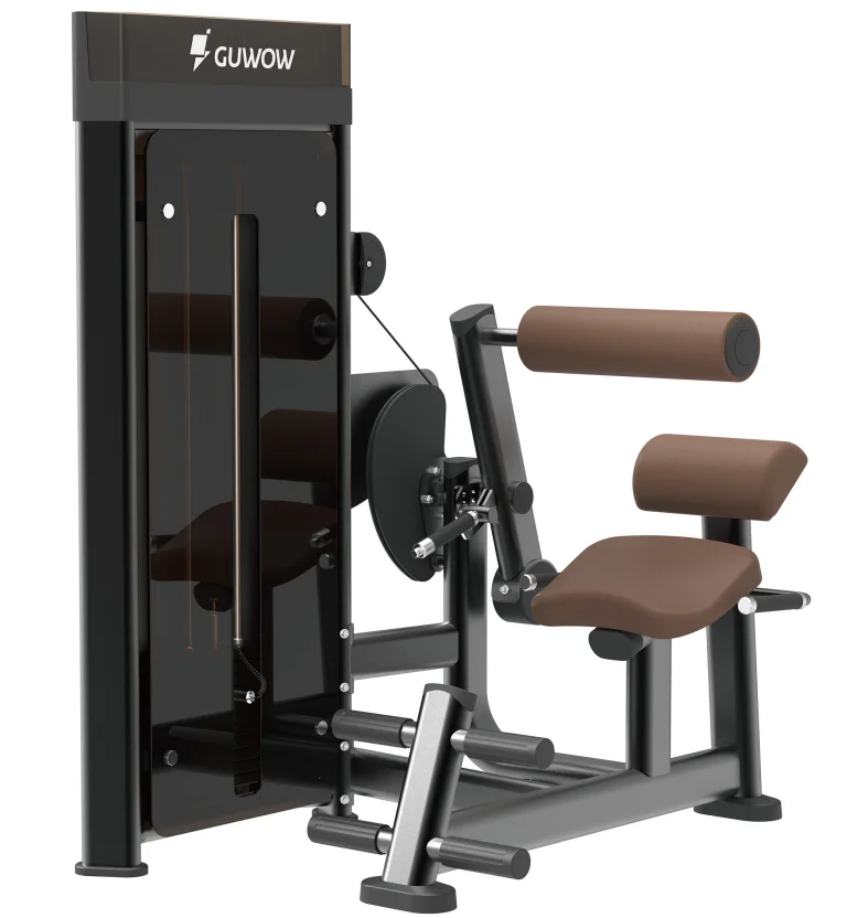 Venta directa de fábrica de máquinas de selección de carga de pasador de polea de gimnasio de extensión trasera para uso en gimnasio