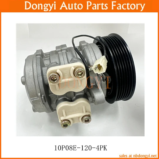 AC Compressor 10P08E-120-4PK 10P08E 120 4PK 95230-83000 9523083000 95230-82115 9523082115 447200-6021 447200-7460