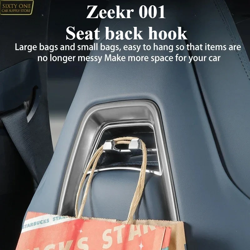 

For ZEEKR 001 special seat back hook, car multi-functional storage, interior supplies, car storage hook car interior