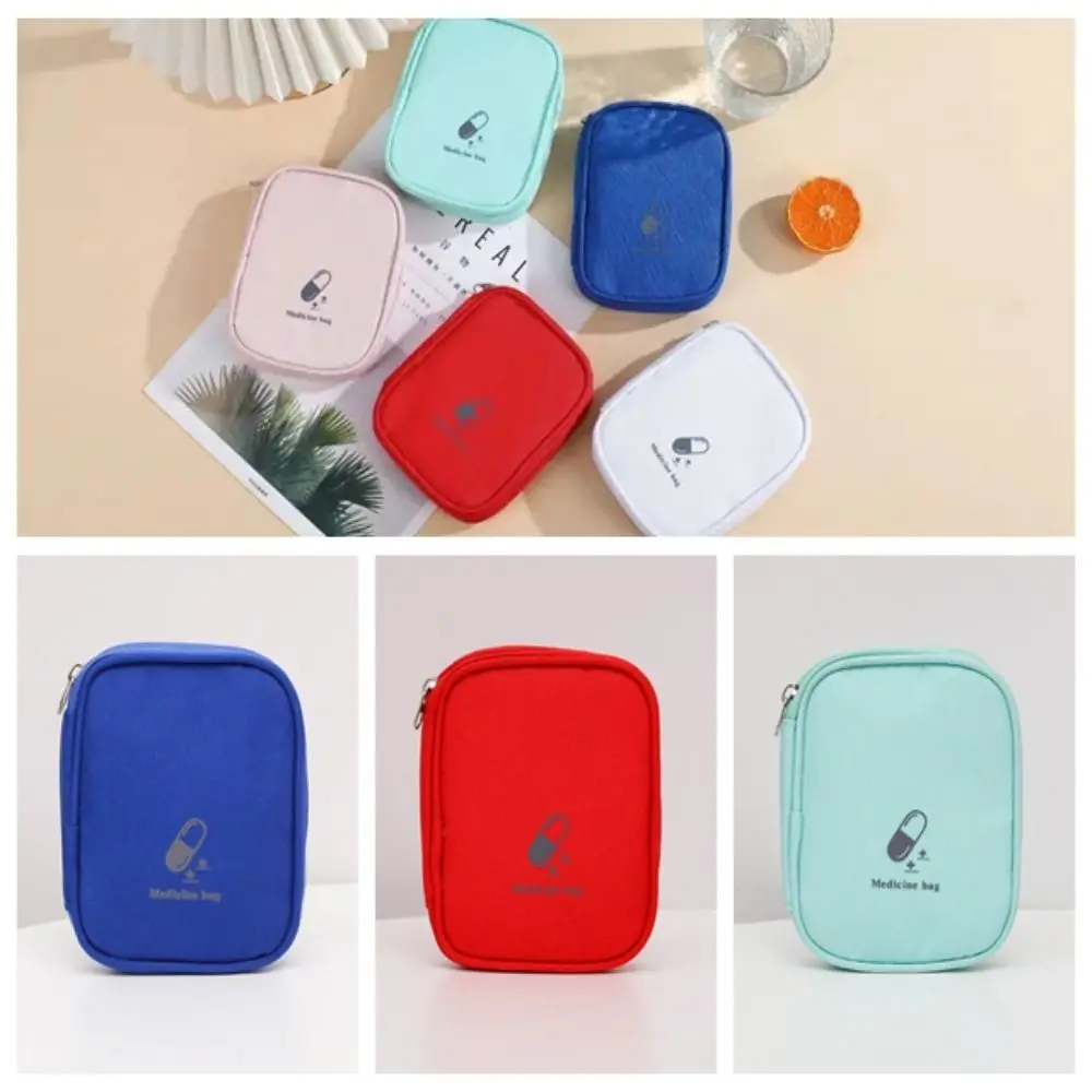 Ultra-Compact Portable Medicine Bag Secure Pill Storage Pill Case Emergency Aid Kit Waterproof Storage Box