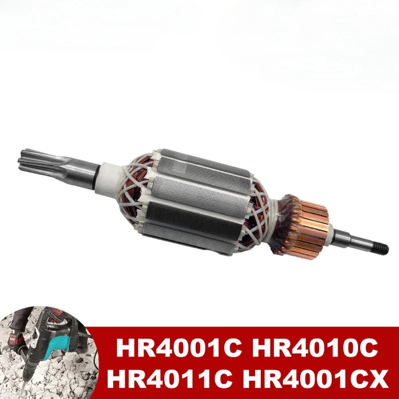 

Rotor Replacement for Makita HR4010C HR4001C HR4011C HR4001CX HR0860 Hammer Impact Drill Armature Anchor Accessories 513633 -7