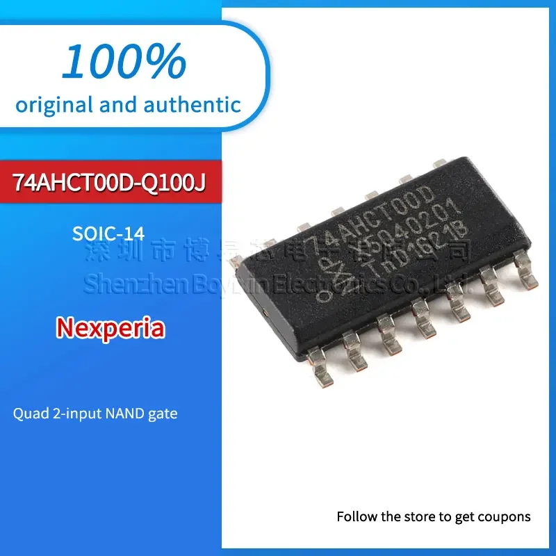 정품 74AHCT00D-Q100J SOP-14, 5 개