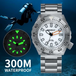 300m Men Diving Watch Automatic Mechanical Wristwatches Male Date Waterproof Super Luminous Sapphire Sport Divers Watches 30ATM