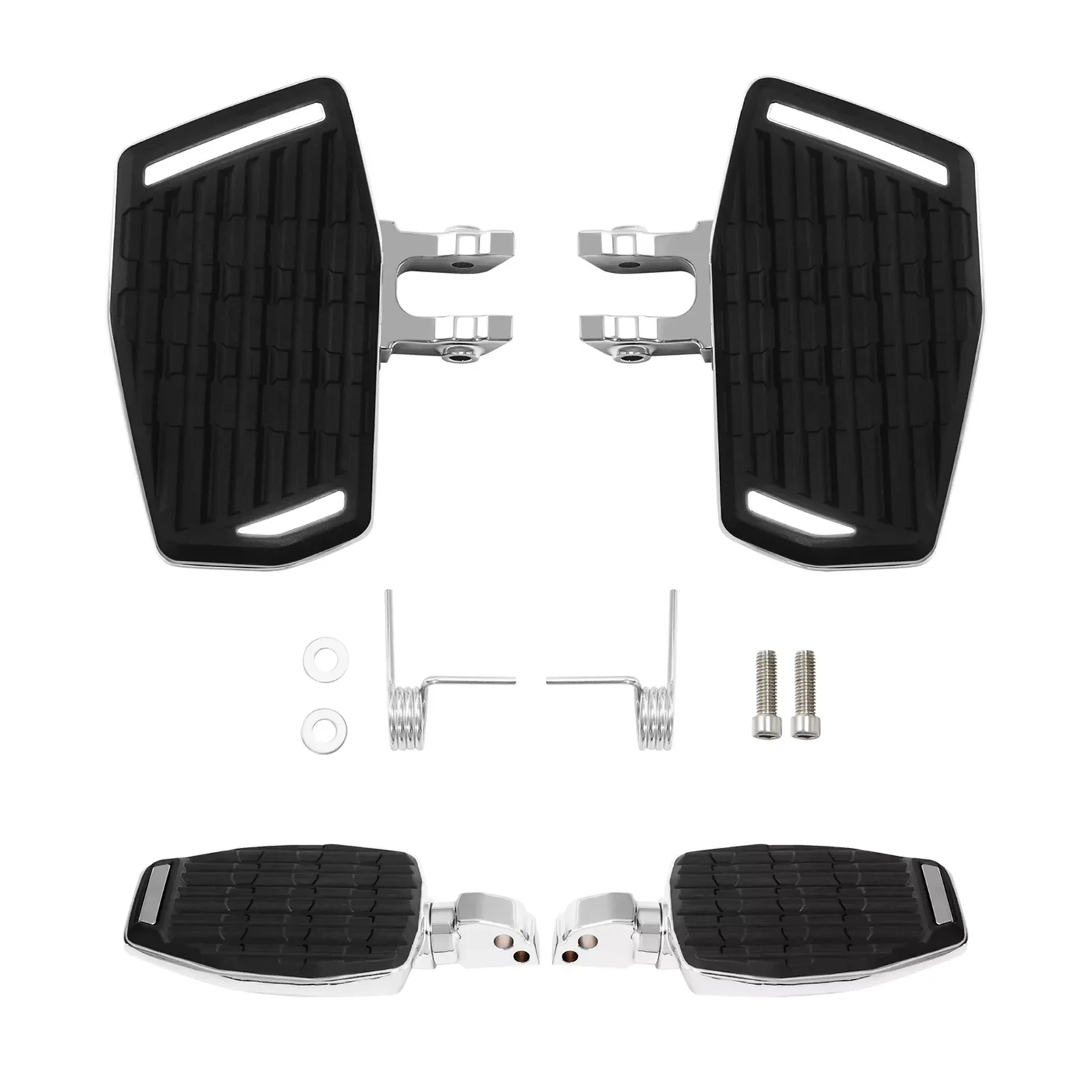 Motorcycle Driver Passenger Footboards Floorboards For BMW R18 B R18 Transcontinental 2021-2024