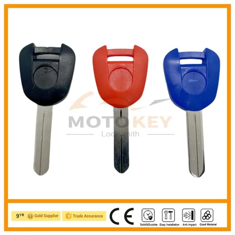Motorcycle keys Blank Key Uncut Blade fit for Honda CBR650R CBR500X CBR1100 CB1300 NC750 MN4 can be placed anti-theft chip