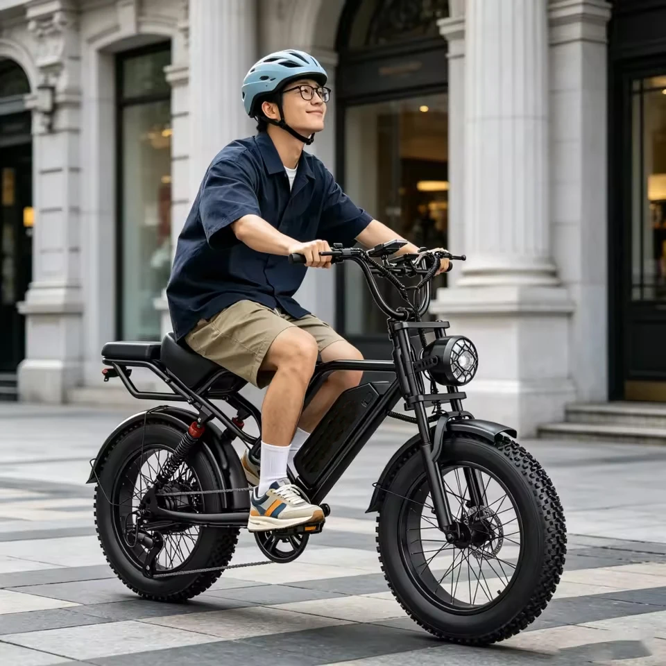 P20 2026 EU NEU 750W 48V 20Ah Elektrofahrrad für Erwachsene mit 20*4 All-Terrain-Reifen – Schnelle Lieferung möglich, maximale Reichweite 80 km