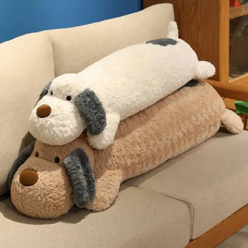 

Giant Lovely Soft Down Cotton Dog Plush Pillow Doll Stuffed Pet Doll Long Sleep Pillow Accompany Gift for Girlfriend