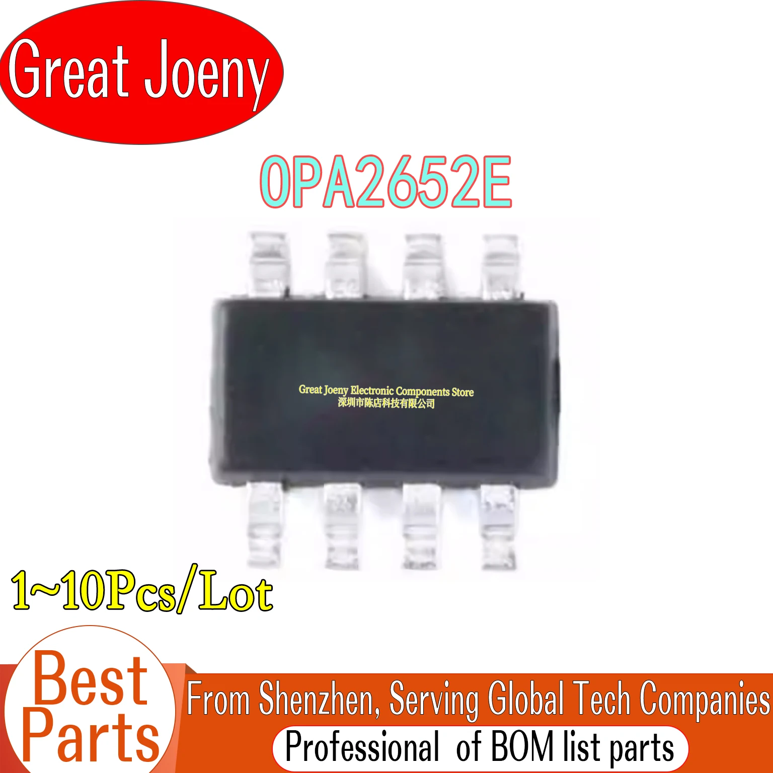

(1-10 Piece)100% New Original OPA2652E C52 IC Chipset SOT-23-8